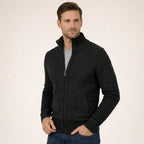 Antonino – Merino Wool Full Zip Sweater | Soft Knit for Layering