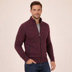 Antonino – Merino Wool Full Zip Sweater | Soft Knit for Layering