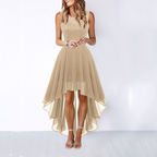 Women's High Low Evening Dress | Sleeveless Party & Wedding Guest