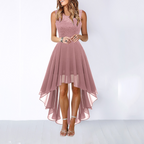 Women's High Low Evening Dress | Sleeveless Party & Wedding Guest