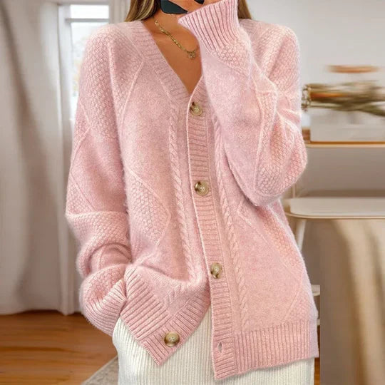 Marie – Lightweight Cotton Cardigan | Breathable Knit Layer