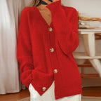 Marie – Lightweight Cotton Cardigan | Breathable Knit Layer