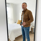 Freddie – Classic Suede Jacket | Structured Fit with Chest Pockets