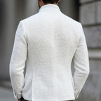 Alaric – Classic Single-Breasted Blazer | Textured Smart-Casual Weave