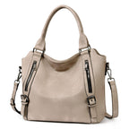 Marcella – Faux Leather Shoulder Bag | Zip Top with Adjustable Strap