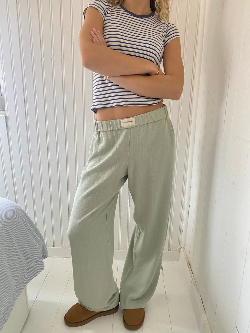 Emma – Relaxed Fit Lounge Pants | Adjustable Waist with Pockets