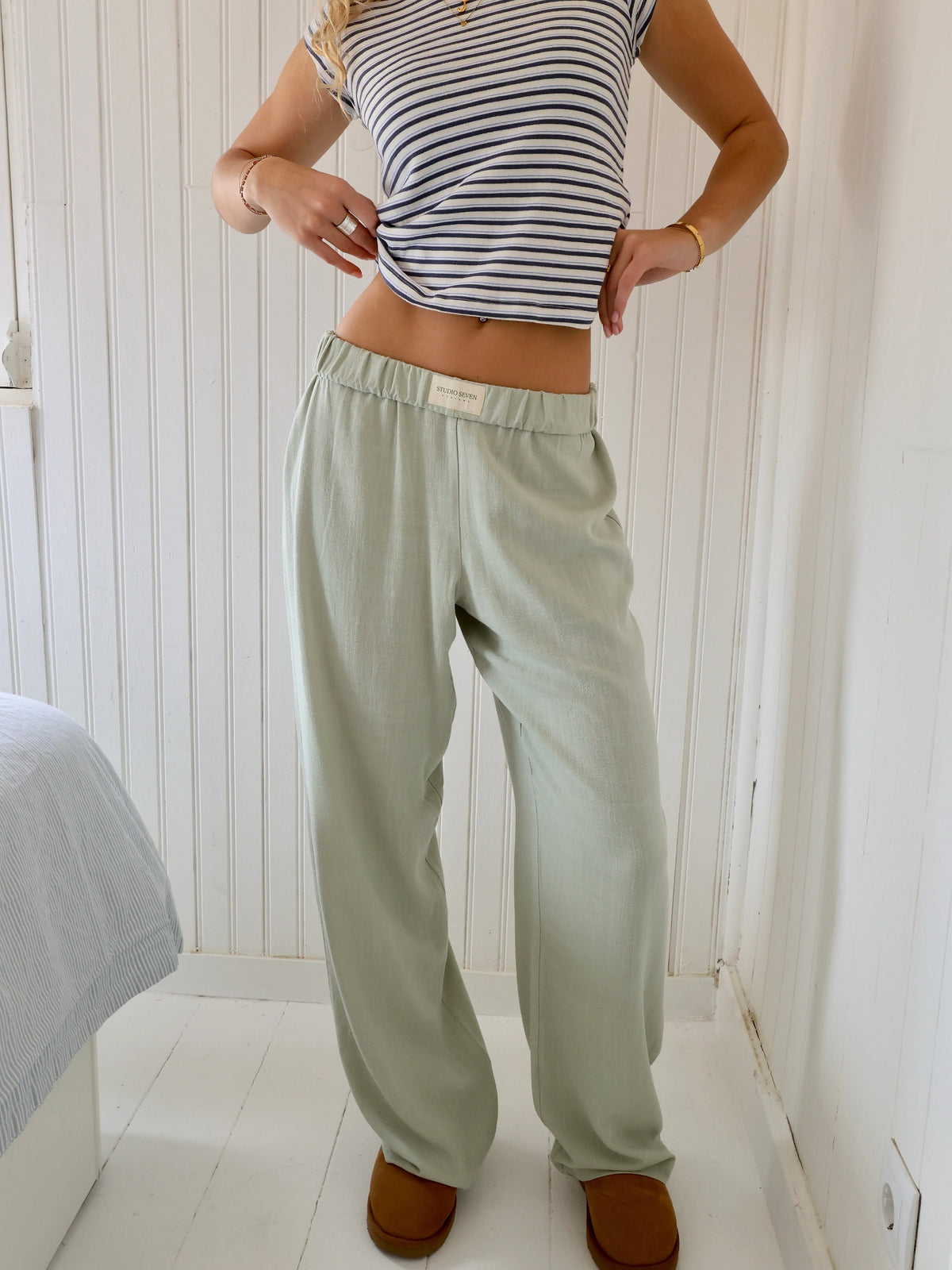 Emma – Relaxed Fit Lounge Pants | Adjustable Waist with Pockets
