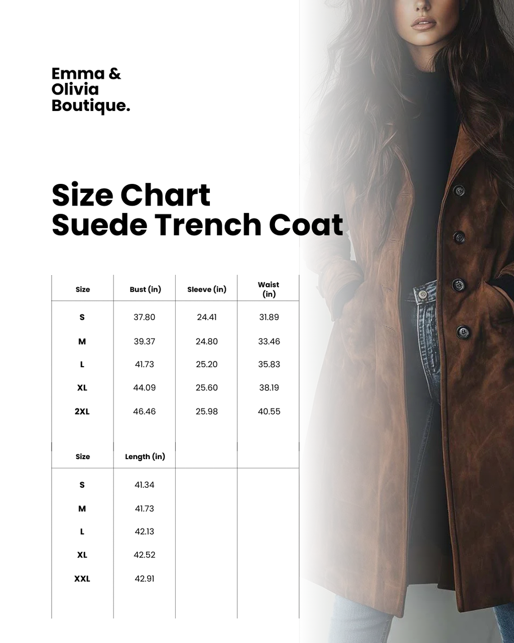 Helen – Vintage Suede Trench Coat | Editorial Layer for Cooler Days