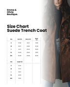 Helen – Vintage Suede Trench Coat | Editorial Layer for Cooler Days