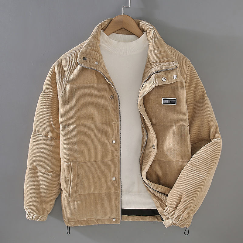 Ryan – Corduroy Full-Zip Jacket | Winter Layer with Deep Pockets
