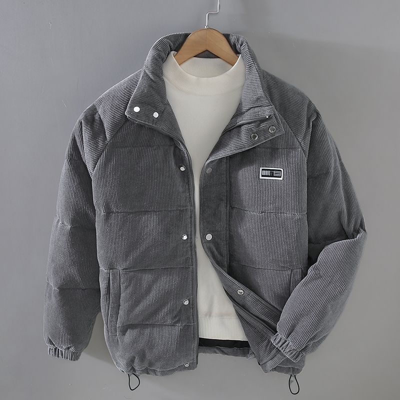 Ryan – Corduroy Full-Zip Jacket | Winter Layer with Deep Pockets