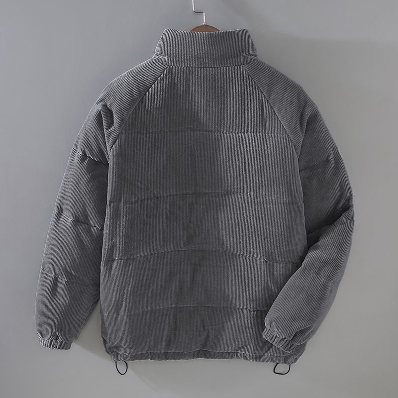 Ryan – Corduroy Full-Zip Jacket | Winter Layer with Deep Pockets