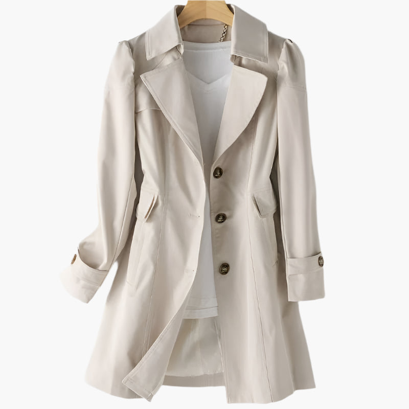Rosalie – Belted Trench Coat | Defined Waist for Fall Layering