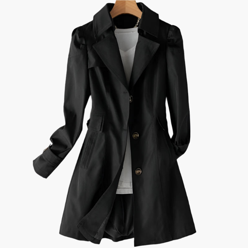 Rosalie – Belted Trench Coat | Defined Waist for Fall Layering