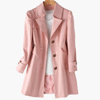 Rosalie – Belted Trench Coat | Defined Waist for Fall Layering
