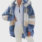Sofia – Faux Fur Hooded Puffer Jacket | Zip Up Winter Layer
