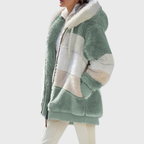 Sofia – Faux Fur Hooded Puffer Jacket | Zip Up Winter Layer