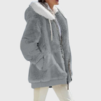 Sofia – Faux Fur Hooded Puffer Jacket | Zip Up Winter Layer