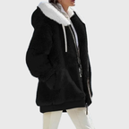 Sofia – Faux Fur Hooded Puffer Jacket | Zip Up Winter Layer