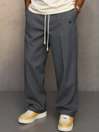 Jason – Adjustable Drawstring Pants | Straight-Leg Everyday Fit
