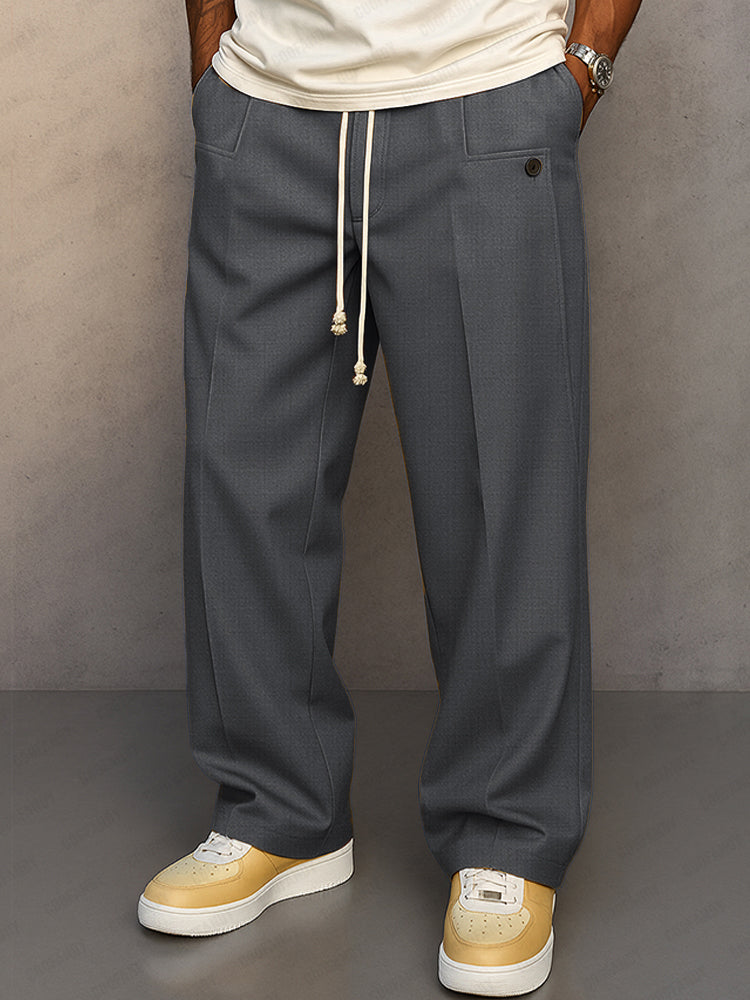 Sutton – Elastic Waist Comfort Pants | Stretch Straight Leg