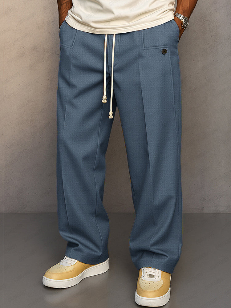Sutton – Elastic Waist Comfort Pants | Stretch Straight Leg