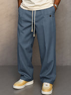 Sutton – Elastic Waist Comfort Pants | Stretch Straight Leg