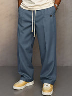 Jason – Adjustable Drawstring Pants | Straight-Leg Everyday Fit