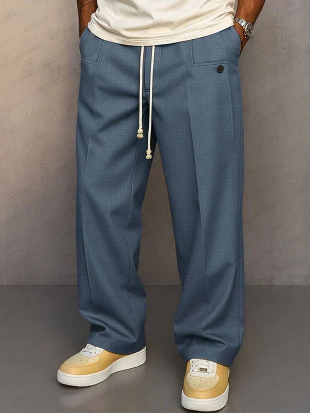 Jason – Adjustable Drawstring Pants | Straight-Leg Everyday Fit