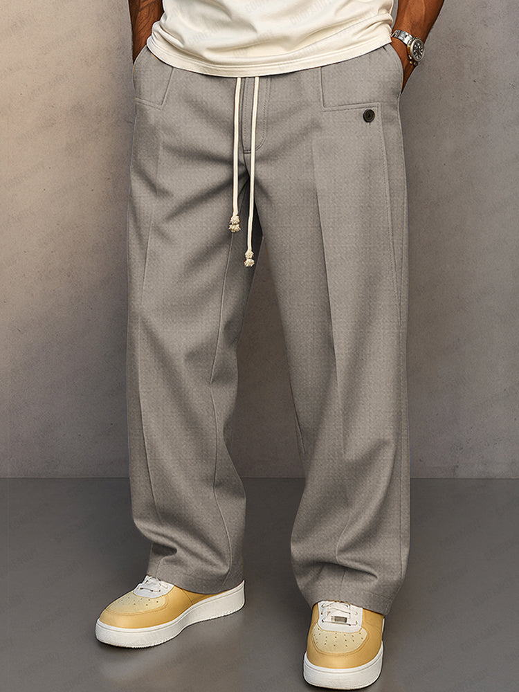 Sutton – Elastic Waist Comfort Pants | Stretch Straight Leg