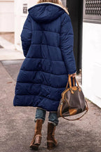 Maya – Long Cozy Coat | Double-Sided Teddy-Lined Layer