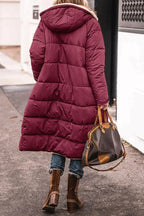 Maya – Long Cozy Coat | Double-Sided Teddy-Lined Layer