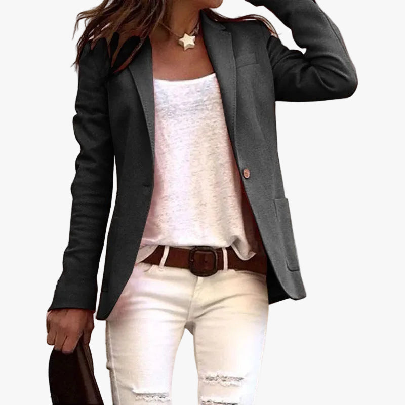 Ines – Notch Lapel Blazer | Tailored Office-to-Evening Fit