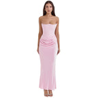 Cassandra – Strapless Satin Corset Gown