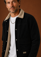 Areleon – Corduroy Sherpa-Lined Winter Jacket | Cozy Layer