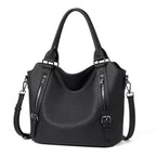 Marcella – Faux Leather Shoulder Bag | Zip Top with Adjustable Strap