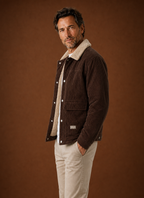 Areleon – Corduroy Sherpa-Lined Winter Jacket | Cozy Layer