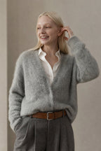 Briony – Oversized Faux Cashmere Cardigan - Cole & May