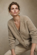 Briony – Oversized Faux Cashmere Cardigan - Cole & May