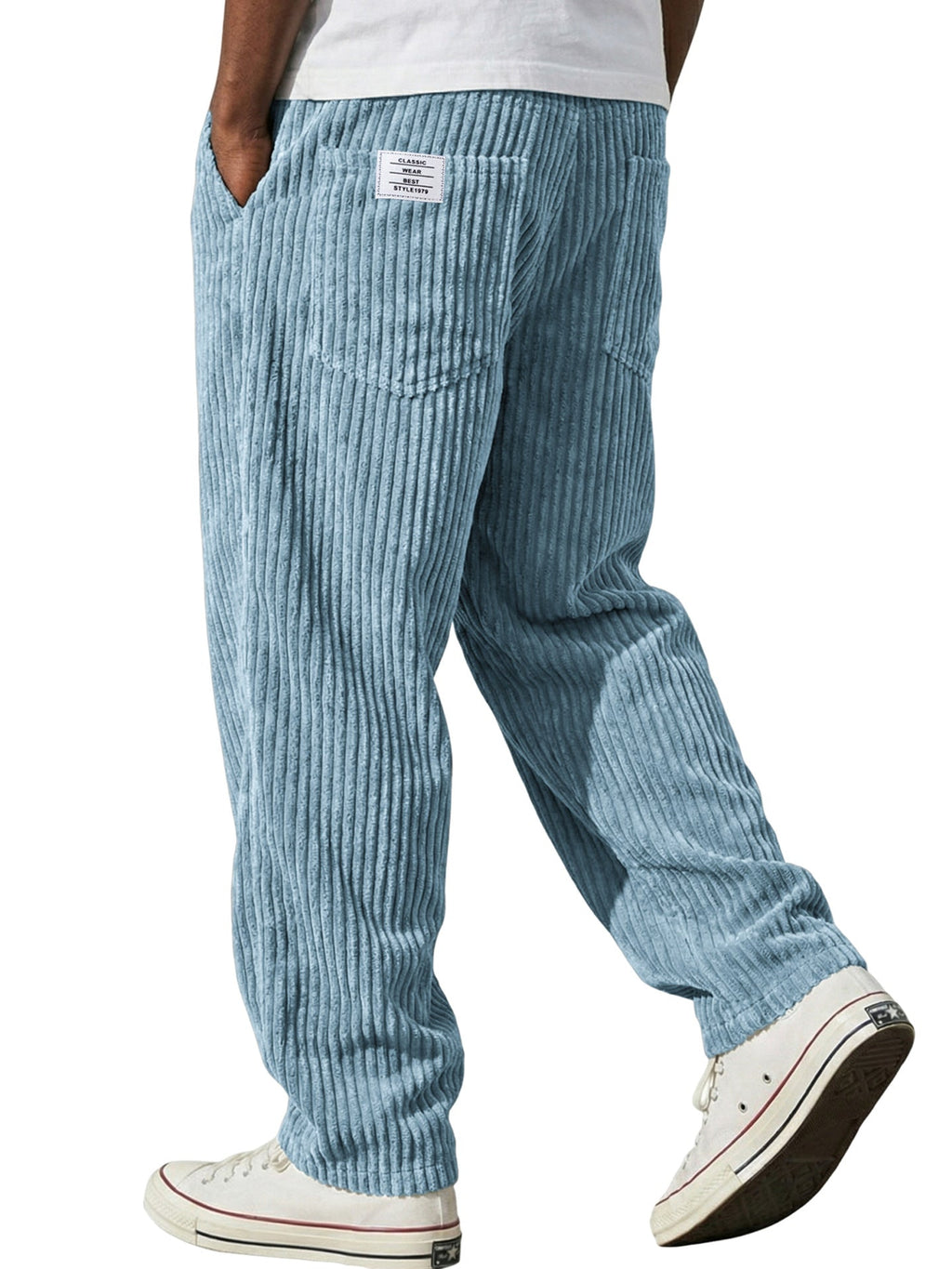 Marcus retro corduroy straight-leg pants by Cole & May - color option