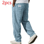 Marcus retro corduroy straight-leg pants by Cole & May - color option