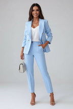 Women's Double-Breasted Suit Set | Blazer & Pants Two-Piece