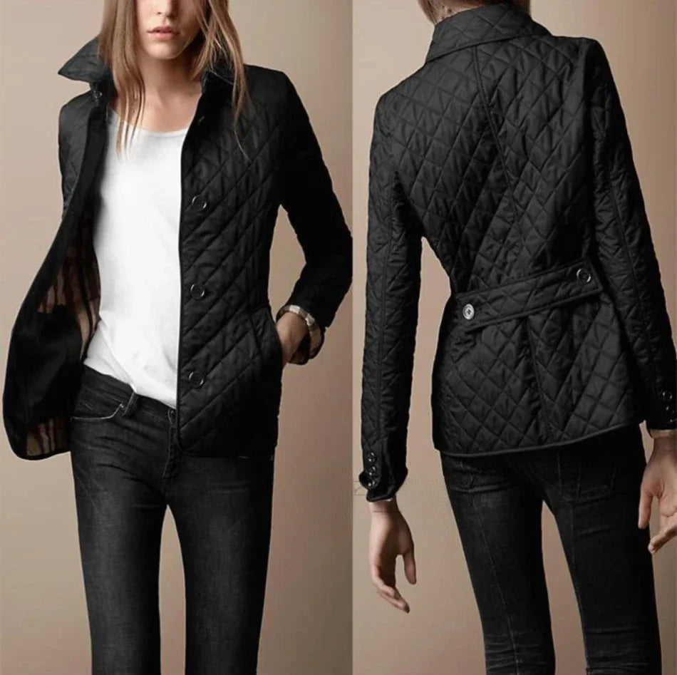 Marlo – Quilted Button Up Jacket | Lightweight Warmth Without Bulk