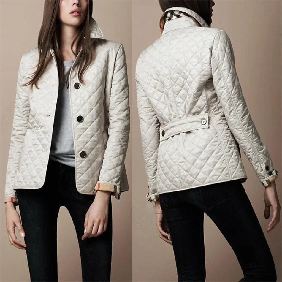 Marlo – Quilted Button Up Jacket | Lightweight Warmth Without Bulk