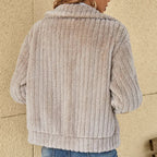 Roberta – Quilted Plush Fleece Jacket | Zip Up Layer for Cold Days